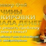 Причины блокировки канала денег с Владимиром Феем 7 июля в 21.00 мск