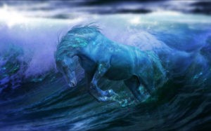 лошадь из воды движение
